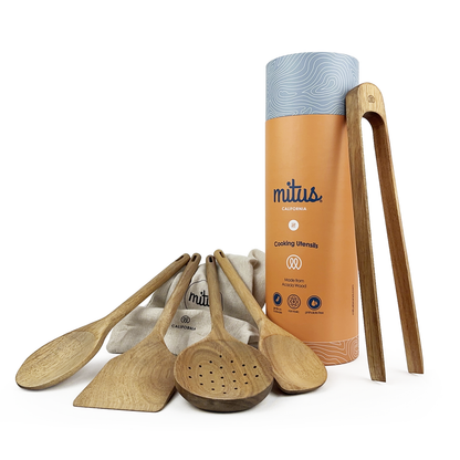 Acacia Wood Cooking Utensils Set - 5 PC