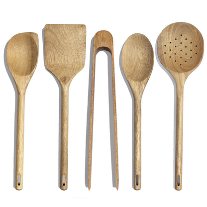 Acacia Wood Cooking Utensils Set - 5 PC