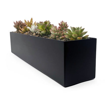 Modern Steel Trough Planter