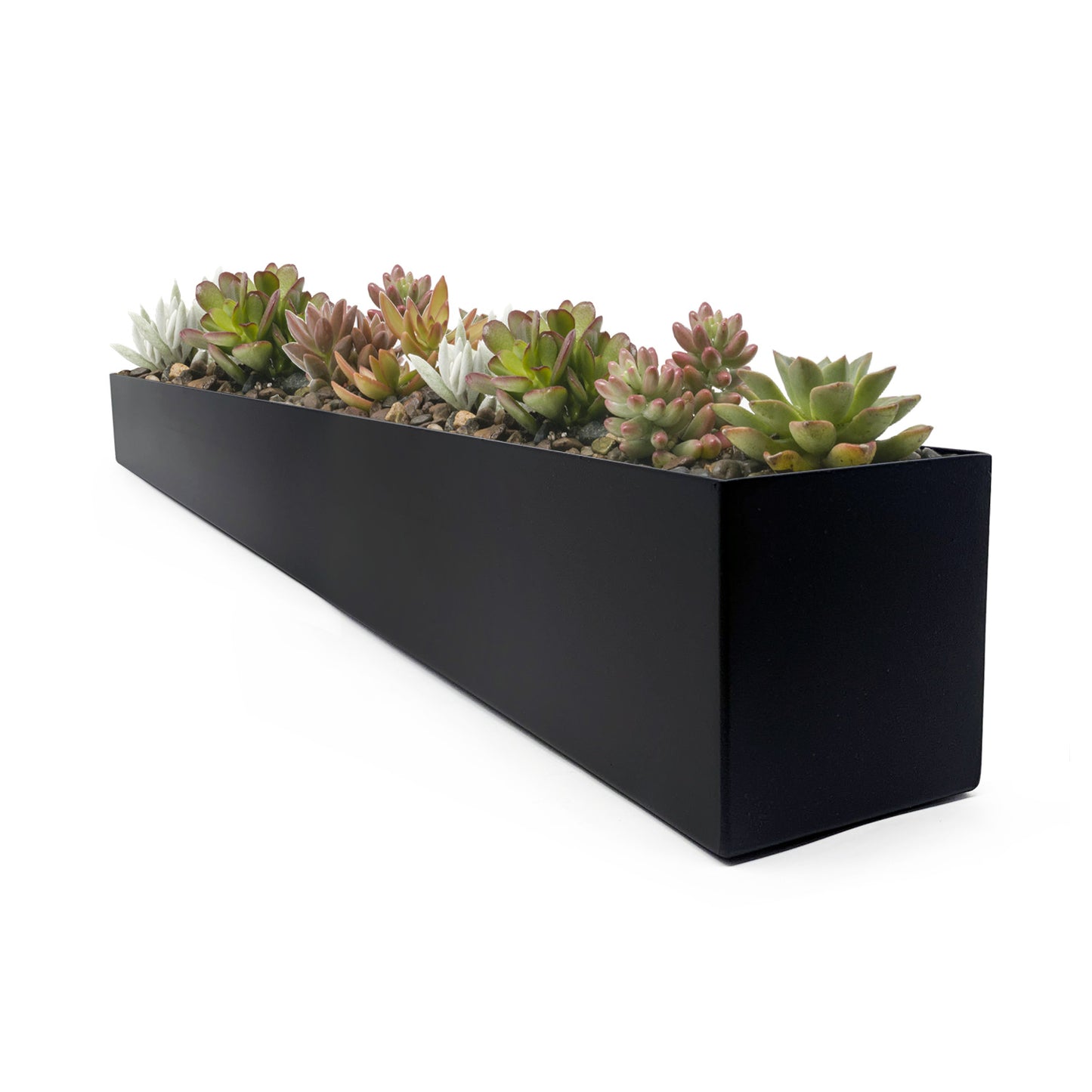 Modern Steel Trough Planter