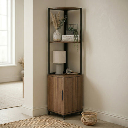 Corner Book Shelf Tower