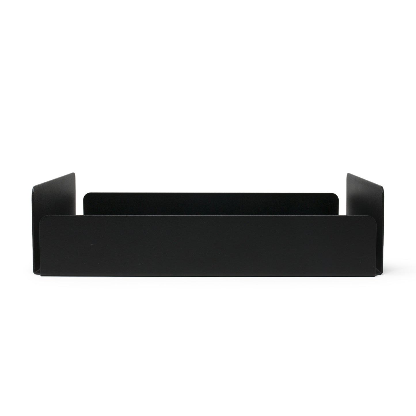 Rectangular Organizer Tray, Black Steel