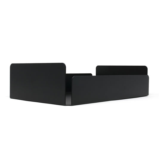 Rectangular Organizer Tray, Black Steel