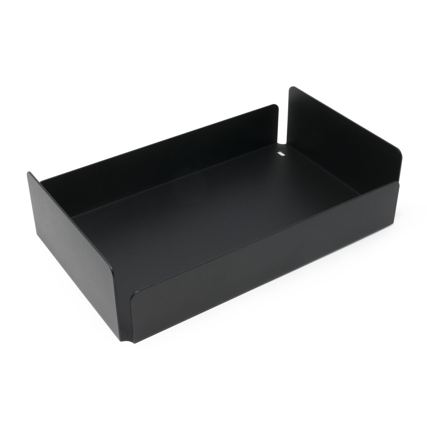 Rectangular Organizer Tray, Black Steel