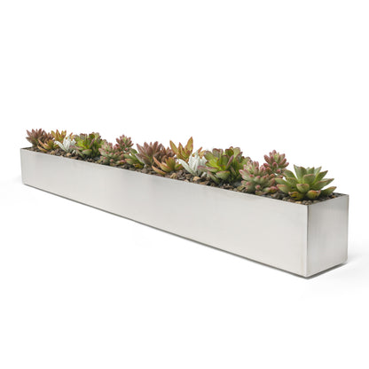 Modern Steel Trough Planter